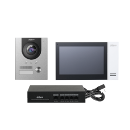 (Dhi-Ktp01L(S) )Dahua Kit de Videoportero Ip Compuesto por 1X Videoportero Dhi-Vto2201F-P 1X Monitor (Vth2421Fw-P) 1X Switch Dh-Pfs3005-4Et-36E Precio: 297.94999949. SKU: B1A4ERC75C