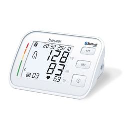 TENSIOMETRO DE BRAZO BLUETOOTH BEURER BM-57 - DETECCIÓN DE ARRITMIAS - BRAZALETE PARA CONTORNOS DE BRAZO 23-43CM - PANTALLA XL - APP HEALTH TENSIOMETRO DE BRAZO BLUETOOTH BEURER BM-57 - DETECCIÓN DE ARRITMIAS - BRAZALETE PARA CONTORNOS DE BRAZO 23-43CM - PANTALLA XL - APP HEALTH