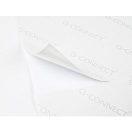 Etiqueta Adhesiva Q-Connect Kf10638 Tamaño 52,5x21,2 mm Fotocopiadora Laser Ink-Jet Caja Con 100 Hojas Din A4