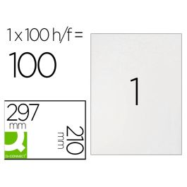 Etiqueta Adhesiva Q-Connect Kf10664 Tamaño 210x297 mm Fotocopiadora Laser Ink-Jet Caja Con 100 Hojas Din A4 Precio: 10.2849994313. SKU: B1DZ2DLXWJ