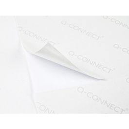 Etiqueta Adhesiva Q-Connect Kf01585 Tamaño 99,1x38,1 mm Fotocopiadora Laser Ink-Jet Caja Con 100 Hojas Din A4