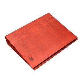 Carpeta De 4 Anillas 25 mm Mixtas Liderpapel Folio Carton Cuero Forrado Compresor Plastico