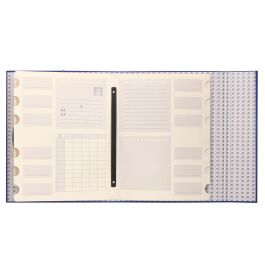 Carpeta Clasificadora Liderpapel 12 Departamentos Folio Prolongado Carton Forrado Azul