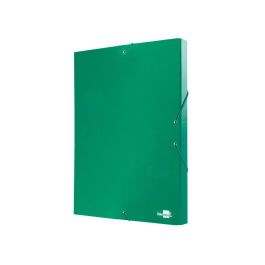 Carpeta Proyectos Liderpapel Folio Lomo 30 mm Carton Forrado Verde