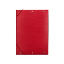 Carpeta Proyectos Liderpapel Folio Lomo 90 mm Carton Forrado Roja