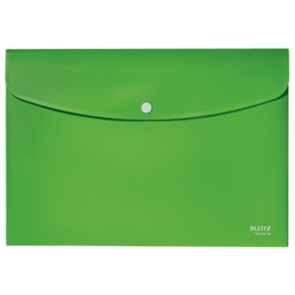 Sobres Polipropileno Opaco A4 con Broche Boton Recycle Verde Leitz 46780055