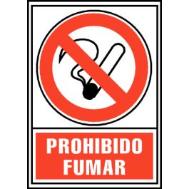 Archivo 2000 Señal "Prohibido Fumar" 210x297 mm Pvc 700 Micras Blanco-Rojo Precio: 3.95000023. SKU: BIX01C6174-02RJ