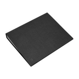 Carpeta De 4 Anillas 40 mm Mixtas Liderpapel Folio Carton Forrado Paper Coat Negra