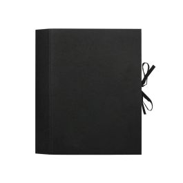 Carpeta Fuelle Liderpapel Folio Carton Forrado Negra