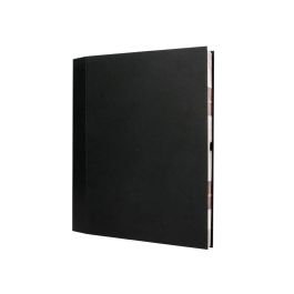 Carpeta Fuelle Liderpapel Folio Carton Forrado Negra