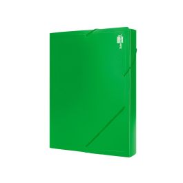 Carpeta Liderpapel Portadocumentos 36903 Polipropileno Dina4 Verde Lomo 50 mm