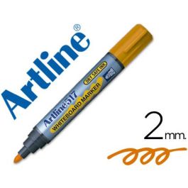 Rotulador Artline Pizarra Ek-517 Naranja Punta Redonda 2 mm Tinta De Bajo Olor 12 unidades