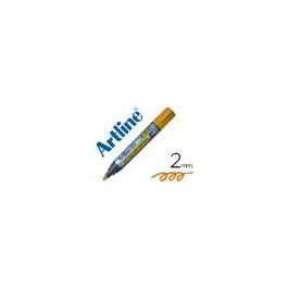 Rotulador Artline Pizarra Ek-517 Naranja Punta Redonda 2 mm Tinta De Bajo Olor 12 unidades