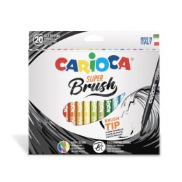 Caja 20 Rotuladores Super Brush Carioca Carioca 42968 Precio: 13.95000046. SKU: B193MGJ836