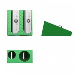 Sacapuntas de Aluminio Doble Ferro Color Plus, Color: Surtido ERICH KRAUSE 38015 20 unidades