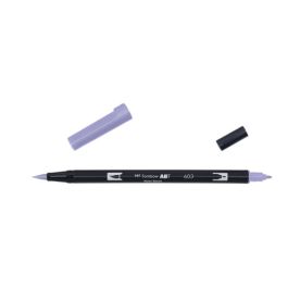 Rotulador Doble Punta Pincel Dual Brush-603 - Color Periwinkle. Tombow ABT-603