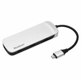 Hub USB Kingston C-HUBC1-SR-EN Blanco Plateado