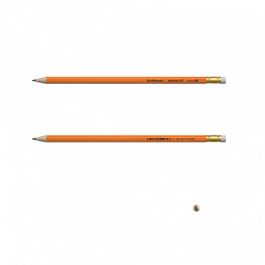 Lápiz de Grafito Triangular con Goma Standard Trianglular 101 Naranja Hb ERICH KRAUSE 55264 12 unidades