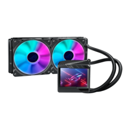 Asus ROG RYUJIN II 240 Sistema de refrigeración líquida para CPU, OLED de color, AURA SYNC RGB, ventiladores Noctua iPPC 120 mm, 90RC00A1-M0UAY2