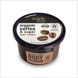 ORGANIC SHOP Exfoliante Corporal Suavizante de Café, con Azúcar Natural y Aceite Orgánico, Piel Delicadamente Suave, 250 ml Precio: 5.68999959. SKU: SLC-90333