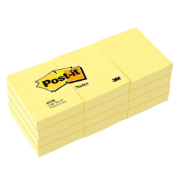 Post-It Blocs notas 653 canary yellow 38x51 -pack 12- Precio: 8.94999974. SKU: B12ZNRX2NZ