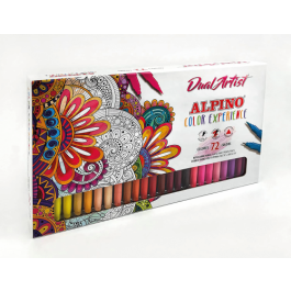 Set de Rotuladores Alpino Dual Artist Multicolor (72 Piezas)
