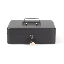 Q-connect Caja caudales 250x180x90 mm Negra con Portamonedas Precio: 27.50000033. SKU: BIX37607