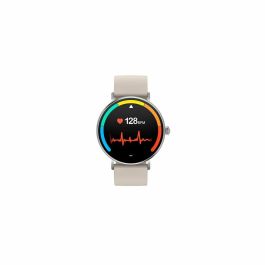 SPC 9656B Smartwatch Smartee Duo Velvet 1.32" AMOLED Llamadas Bluetooth Frecuencia Cardíaca IP68 7 Días Batería Carga Inalámbrica Blanco