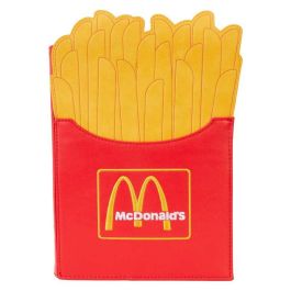 Loungefly Cuaderno French Fries McDonalds Piel Vegana 15x20cm Detalles Apliques Grabados y Bordados Herrajes Dorados