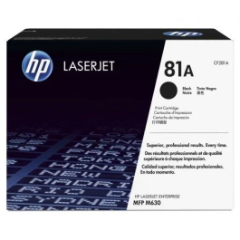 Hp Toner Negro Laserjet Mfp M630 - Nº 81A Precio: 215.68999958. SKU: S8409781
