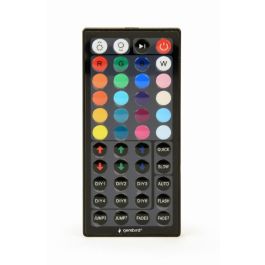 GEMBIRD Tira LED RGB de 5 Metros, Controlador y Mando a Distancia, Resistente al Agua IP65, Iluminación Ambiental