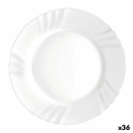 Plato Llano Bormioli Rocco Ebro Blanco Vidrio (24 cm) (36 Unidades) Precio: 46.49999992. SKU: S2708787