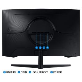 Samsung Odyssey G5 S32CG552EU Monitor 32" QHD 2560x1440 VA Curvo HDR10 1ms 165Hz Negro
