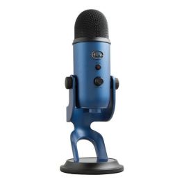 Logitech G Blue Yeti Micrófono USB Premium Azul para Grabación, Transmisión, Juegos, Podcast en PC y Mac con Blue VO!CE