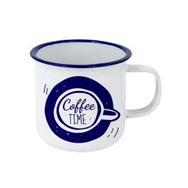 Mug esmaltada blanca con frases 150 ml - Privilege (24 Unidades) Mug esmaltada blanca con frases 150 ml - Privilege (24 Unidades)