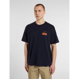 Camiseta de Manga Corta Hombre Dickies Apison Ss Azul marino XL