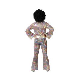 Disfraz Disco Hombre Adulto Multicolor Con Cinturón M-L Disfraz Disco Hombre Adulto Multicolor Con Cinturón M-L