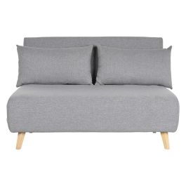 Sofa Cama Urban DKD Home Decor Gris Claro Natural 91 x 78 x 120 cm