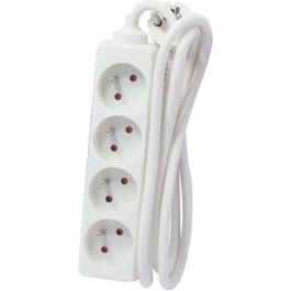 CHACON Bloque de extensión de enchufes múltiples 4 enchufes 16A 5m blanco