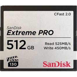 SanDisk Extreme PRO CFast 2.0 – Tarjeta de Memoria Flash 512GB, 525MB/s Lectura, 450MB/s Escritura Precio: 395.79000054. SKU: B1CXBPJ33H