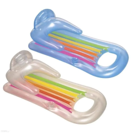 Intex Colchoneta Sillón con Posa Vasos 160x85 cm - Modelos Surtidos