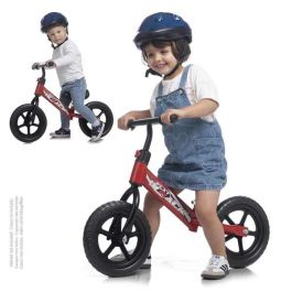 Bicicleta sin pedales balance bike flat track con ruedas antipinchazos y sillín acolchado