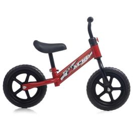 Bicicleta sin pedales balance bike flat track con ruedas antipinchazos y sillín acolchado