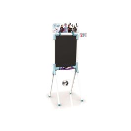 Pizarra frozen ii 2 en 1 magnetica y para tizas 37x32x98 cm incluye 12 accesorios