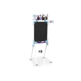 Pizarra frozen ii 2 en 1 magnetica y para tizas 37x32x98 cm incluye 12 accesorios