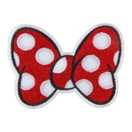 Parche Minnie Mouse 8,5 x 6,1 cm Rojo
