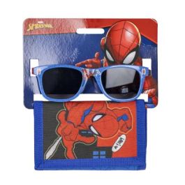 Set de Gafas de Sol y Cartera Spider-Man 2 Piezas Azul