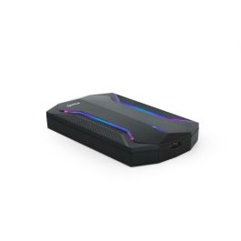 Caja Externa Gaming para Disco Duro de 2.5" TooQ TQE-2599RGB/ USB 3.1/ Sin tornillos