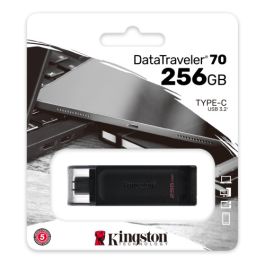 Memoria USB Kingston DT70/256GB 256 GB Negro