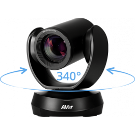 AVer Usb Cam Series Cam520Pro 2 Ptz Usb Conference Camera, 12X Optical, 24X Total, 1080P, Smartframe, Preset Tracking, Poe+ Rs-232 (61U3410000AF)